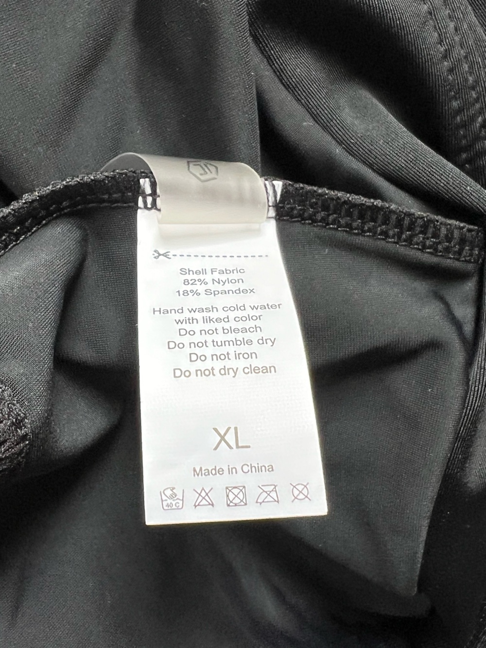 Attarco Women's Black High-Waist Swimming Shorts with Phone Pockets Size XL NWT - Picture 8 of 8
